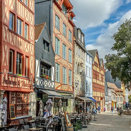 Ancien Hotel Particulier - Pl Du Vieux Marche 4 Pers Rouen Eksteriør billede